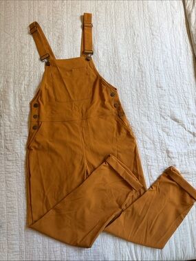 Wild Rye Women’s Mustard Utility Overalls - Stylish Jumpsuit